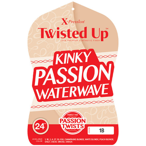 Outre X-Pression Twisted Up Crochet Braid KINKY PASSION WATER WAVE 24" Outre X-Pression Twisted Up Crochet Braid KINKY PASSION WATER WAVE 24"
