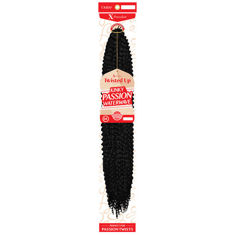 Outre X-Pression Twisted Up Crochet Braid KINKY PASSION WATER WAVE 24" Outre X-Pression Twisted Up Crochet Braid KINKY PASSION WATER WAVE 24"
