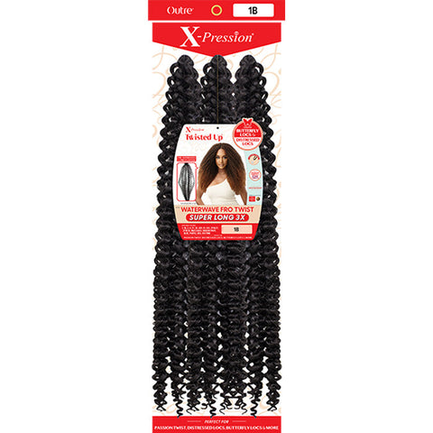 Outre X Pression Twisted Up Waterwave Fro Twist Braid - SUPER LONG 3X Outre X Pression Twisted Up Waterwave Fro Twist Braid - SUPER LONG 3X