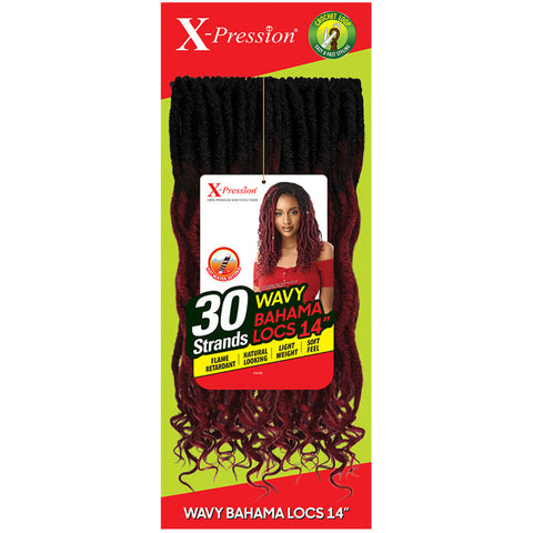 Outre X-Pression Crochet Loop Braid - WAVY BAHAMA LOCS 14" Outre X-Pression Crochet Loop Braid - WAVY BAHAMA LOCS 14"