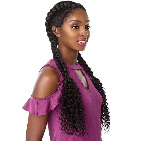 Sensationnel Synthetic Cloud 9 Vixen Swiss Lace Wig - BOHEMIAN DUTCH BRAID Sensationnel Synthetic Cloud 9 Vixen Swiss Lace Wig - BOHEMIAN DUTCH BRAID