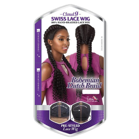 Sensationnel Synthetic Cloud 9 Vixen Swiss Lace Wig - BOHEMIAN DUTCH BRAID Sensationnel Synthetic Cloud 9 Vixen Swiss Lace Wig - BOHEMIAN DUTCH BRAID