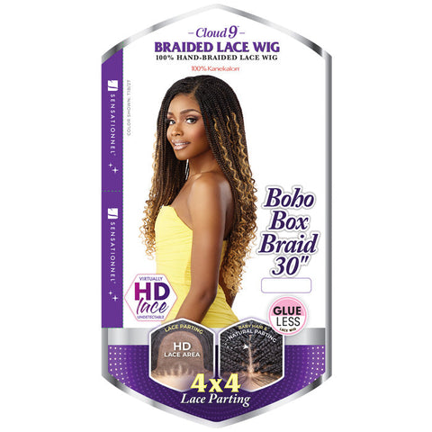 Sensationnel Cloud 9 Glueless HD 4X4 Braided Lace Front Wig - BOHO BOX BRAID 30" Sensationnel Cloud 9 Glueless HD 4X4 Braided Lace Front Wig - BOHO BOX BRAID 30"