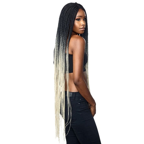 Sensationnel Cloud 9 Swiss Lace 100% Hand-Braided 4x4 Lace Part Wig - BOX BRAID 50" Sensationnel Cloud 9 Swiss Lace 100% Hand-Braided 4x4 Lace Part Wig - BOX BRAID 50"