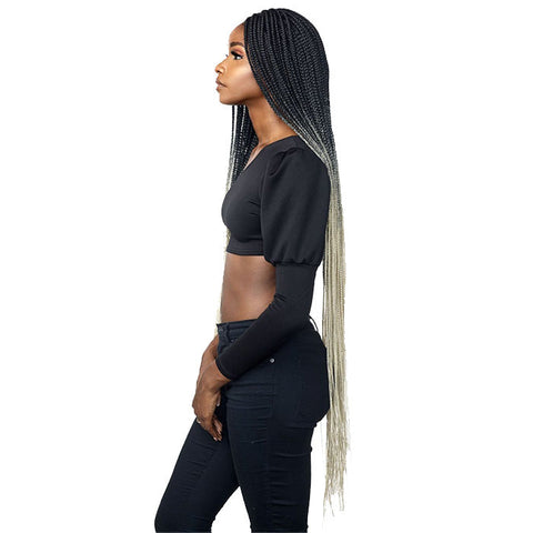 Sensationnel Cloud 9 Swiss Lace 100% Hand-Braided 4x4 Lace Part Wig - BOX BRAID 50" Sensationnel Cloud 9 Swiss Lace 100% Hand-Braided 4x4 Lace Part Wig - BOX BRAID 50"