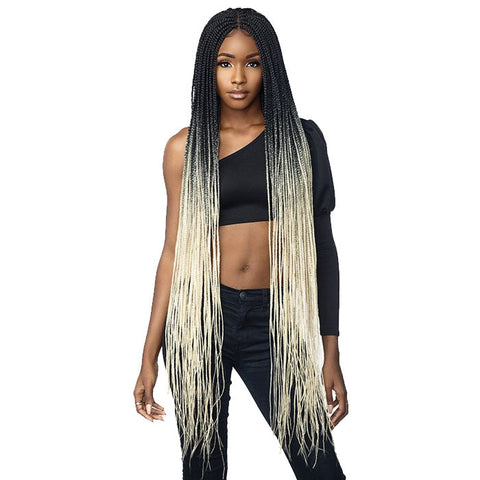 Sensationnel Cloud 9 Swiss Lace 100% Hand-Braided 4x4 Lace Part Wig - BOX BRAID 50" Sensationnel Cloud 9 Swiss Lace 100% Hand-Braided 4x4 Lace Part Wig - BOX BRAID 50"