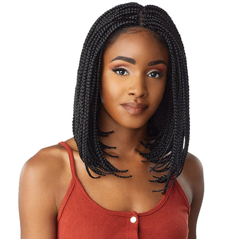 Sensationnel Cloud 9 Swiss Lace Hand-Braided 4x4 Lace Front Wig - BOX BRAID BOB Sensationnel Cloud 9 Swiss Lace Hand-Braided 4x4 Lace Front Wig - BOX BRAID BOB