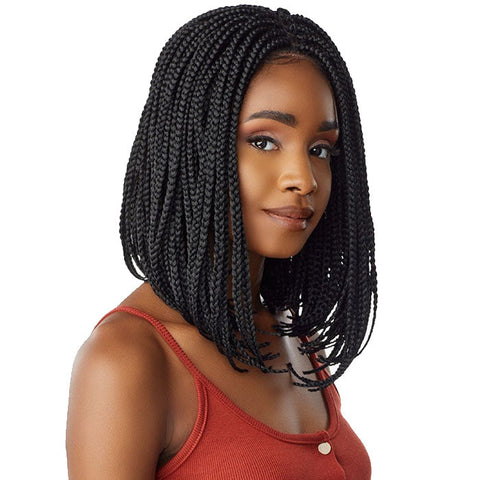 Sensationnel Cloud 9 Swiss Lace Hand-Braided 4x4 Lace Front Wig - BOX BRAID BOB Sensationnel Cloud 9 Swiss Lace Hand-Braided 4x4 Lace Front Wig - BOX BRAID BOB