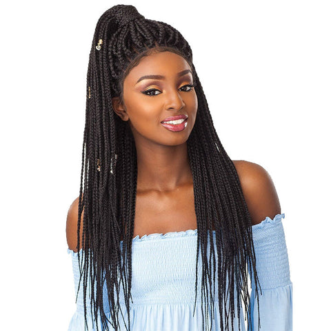 Sensationnel Cloud 9 Multi Parting 4x4 Swiss Lace Wig - BOX BRAID LARGE Sensationnel Cloud 9 Multi Parting 4x4 Swiss Lace Wig - BOX BRAID LARGE