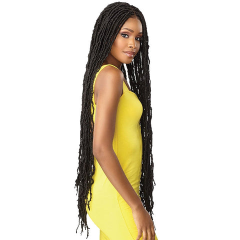 Sensationnel Cloud 9 Swiss Lace HD 4X4 Part Braided Front Lace Wig - DISTRESSED LOCS 40" Sensationnel Cloud 9 Swiss Lace HD 4X4 Part Braided Front Lace Wig - DISTRESSED LOCS 40"