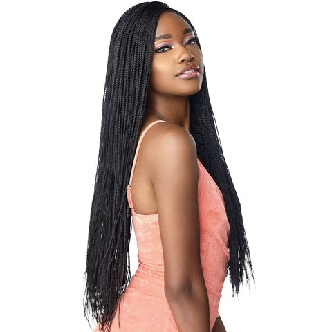 Sensationnel Cloud9 Swiss Lace HD 4x4 Part Lace Wig - MICRO BOX BRAID 28" Sensationnel Cloud9 Swiss Lace HD 4x4 Part Lace Wig - MICRO BOX BRAID 28"