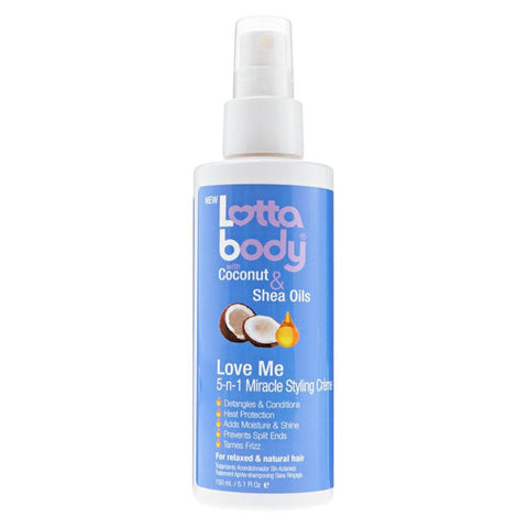 Lottabody Coconut & Shea Oils 5-n-1 Miracle Styling Creme - LOVE ME 5.1 oz Lottabody Coconut & Shea Oils 5-n-1 Miracle Styling Creme - LOVE ME 5.1 oz