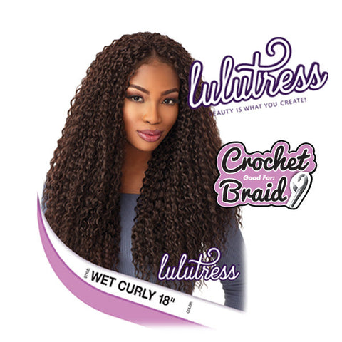 Sensationnel Lulutress Crochet Braid DISCO CURL 18 Inch Sensationnel Lulutress Crochet Braid DISCO CURL 18 Inch