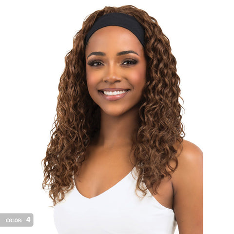 Bobbi Boss Active 100% Human Hair Headband Wig - MH1421 HB DEEP WAVE Bobbi Boss Active 100% Human Hair Headband Wig - MH1421 HB DEEP WAVE