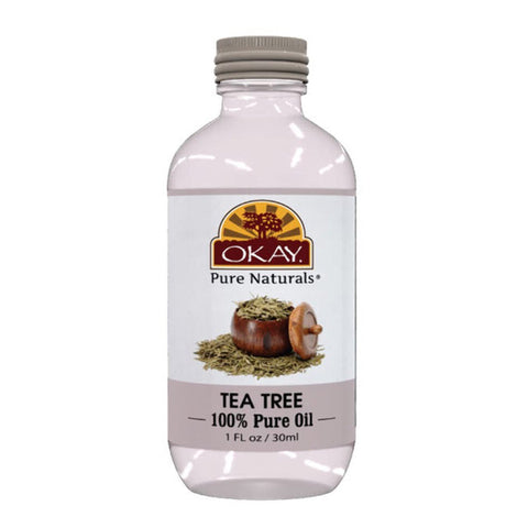 Okay 100% Pure Tea Tree Oil Hair, Skin & Scalp 1 oz Okay 100% Pure Tea Tree Oil Hair, Skin & Scalp 1 oz
