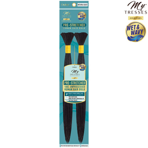 Outre Mytress Gold Label 100% Human Hair Braids - PRESTRETCHED W&W SPLASH CORK BULK 14"-18" Outre Mytress Gold Label 100% Human Hair Braids - PRESTRETCHED W&W SPLASH CORK BULK 14"-18"