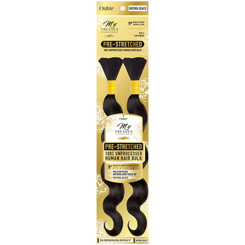Outre Mytresses Gold Label 100% Human Hair Braids - PRE-STRETCHED NATURAL BODY BULK 18", 24" Outre Mytresses Gold Label 100% Human Hair Braids - PRE-STRETCHED NATURAL BODY BULK 18", 24"
