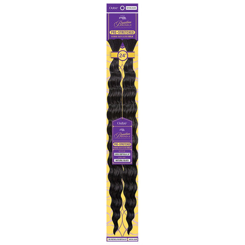 OUTRE PURPLE PACK BRAZILIAN BUNDLE 100% HUMAN HAIR BLEND BRAID - PRE STRETCHED LOOSE DEEP BULK 18/24 inch OUTRE PURPLE PACK BRAZILIAN BUNDLE 100% HUMAN HAIR BLEND BRAID - PRE STRETCHED LOOSE DEEP BULK 18/24 inch