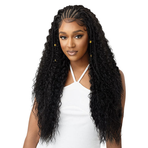 Outre Pre-Braided 13x4 HD Lace Frontal Wig - STITCH BRAID RIPPLE WAVE 30" Outre Pre-Braided 13x4 HD Lace Frontal Wig - STITCH BRAID RIPPLE WAVE 30"