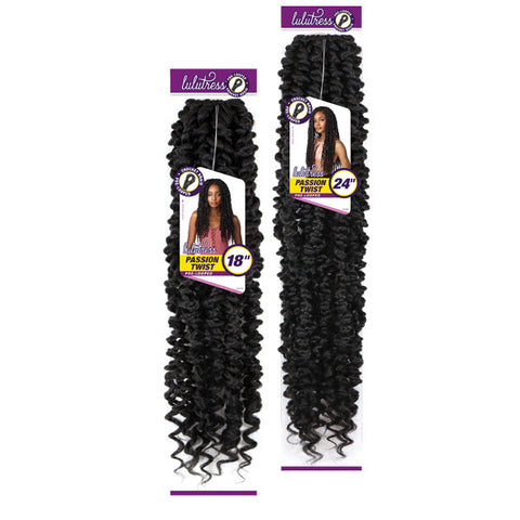 Sensationnel Lulutress Pre-Looped Crochet Braid - PASSION TWIST 18"/24" Sensationnel Lulutress Pre-Looped Crochet Braid - PASSION TWIST 18"/24"