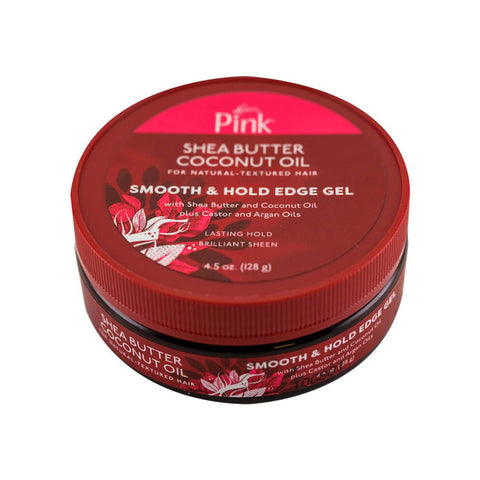 Luster's Pink Shea Butter Coconut Oil Smooth & Hold Edge Gel 4.5oz Luster's Pink Shea Butter Coconut Oil Smooth & Hold Edge Gel 4.5oz
