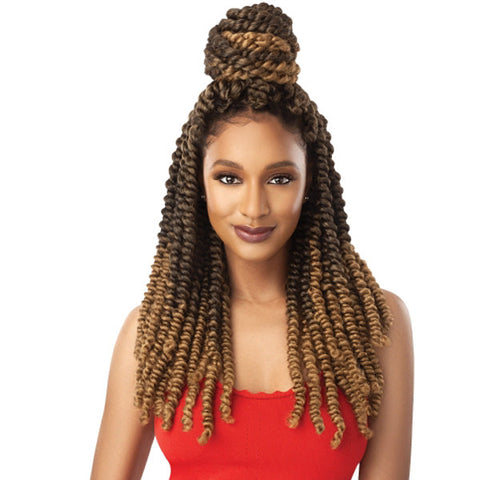 Outre Synthetic X-Pression Twisted Up Crochet Braid - PRE TWISTED PASSION TWIST18" Outre Synthetic X-Pression Twisted Up Crochet Braid - PRE TWISTED PASSION TWIST18"