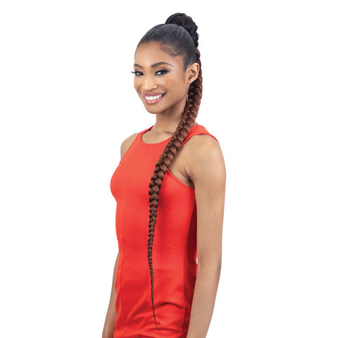 Freetress Equal Drawstring Ponytail - Pre-Stretched Braided Ponytail 38" Freetress Equal Drawstring Ponytail - Pre-Stretched Braided Ponytail 38"