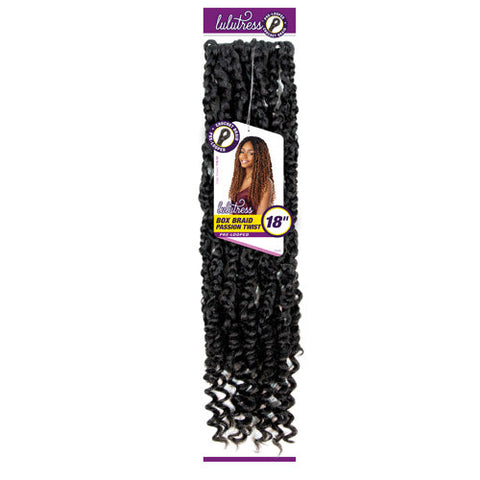 Sensationnel Lulutress Pre-Looped Crochet Braid - BOX BRAID PASSION TWIST 18" Sensationnel Lulutress Pre-Looped Crochet Braid - BOX BRAID PASSION TWIST 18"