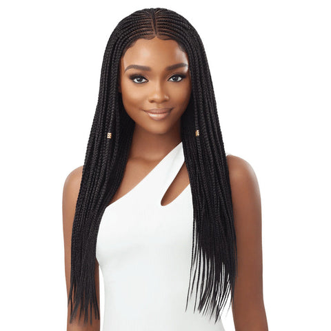 Outre Pre-Braided Glueless HD 13X4 Lace Frontal Wig - FULANI MICRO CORNROW BRAIDS Outre Pre-Braided Glueless HD 13X4 Lace Frontal Wig - FULANI MICRO CORNROW BRAIDS