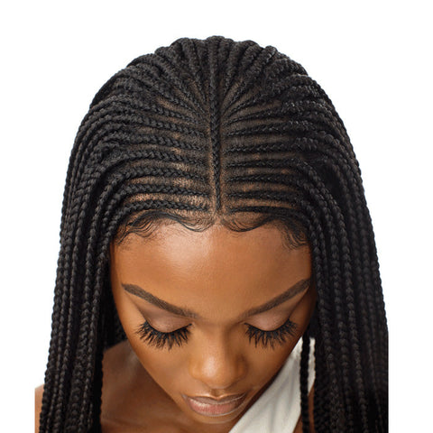 Outre Pre-Braided Glueless HD 13X4 Lace Frontal Wig - FULANI MICRO CORNROW BRAIDS Outre Pre-Braided Glueless HD 13X4 Lace Frontal Wig - FULANI MICRO CORNROW BRAIDS