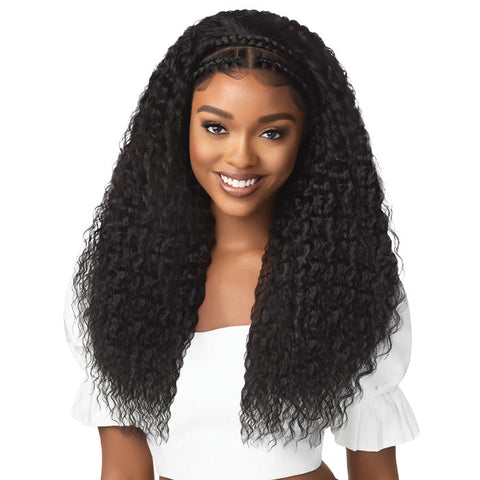 Outre Pre-Styled Glueless 13X2 HD Lace Frontal Wig - HALO STITCH BRAID 26" Outre Pre-Styled Glueless 13X2 HD Lace Frontal Wig - HALO STITCH BRAID 26"