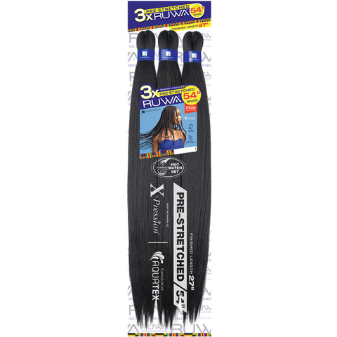 Sensationnel Ruwa X-Pression Braids - 3X PRE-STRETCHED BRAID 54" Sensationnel Ruwa X-Pression Braids - 3X PRE-STRETCHED BRAID 54"