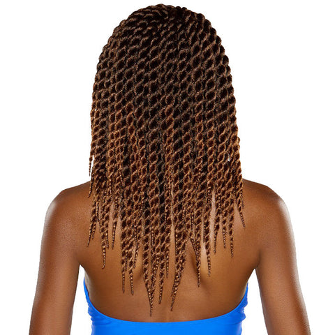 Sensationnel Ruwa Crochet Pre-Looped Braids - 3X SENEGAL TWIST 14" Sensationnel Ruwa Crochet Pre-Looped Braids - 3X SENEGAL TWIST 14"