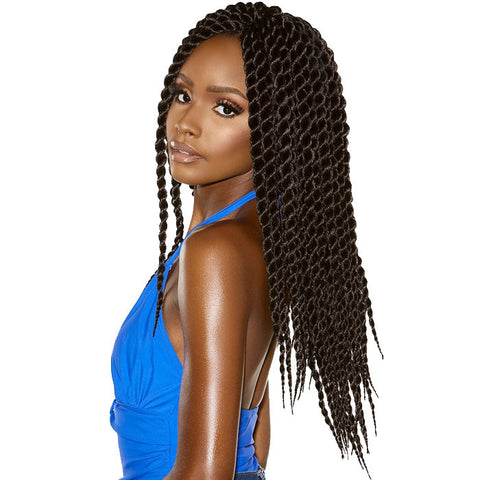 Sensationnel Ruwa Crochet Pre-Looped Braids - 3X SENEGAL TWIST 18" Sensationnel Ruwa Crochet Pre-Looped Braids - 3X SENEGAL TWIST 18"