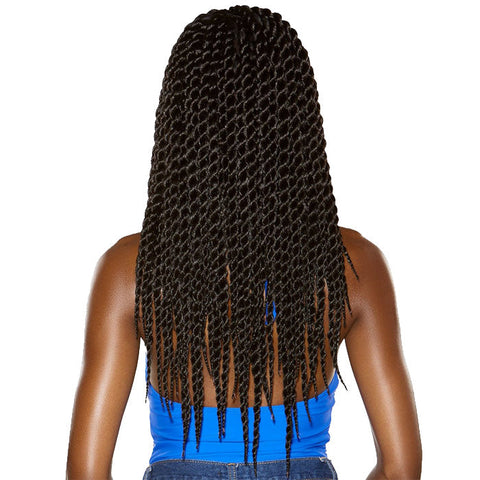 Sensationnel Ruwa Crochet Pre-Looped Braids - 3X SENEGAL TWIST 18" Sensationnel Ruwa Crochet Pre-Looped Braids - 3X SENEGAL TWIST 18"