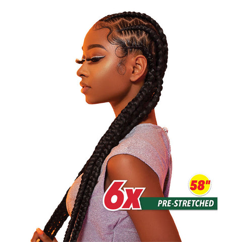 Sensationnel X-Pression African Collection Braid - 6X PRE-STRETCHED BRAID 58" Sensationnel X-Pression African Collection Braid - 6X PRE-STRETCHED BRAID 58"