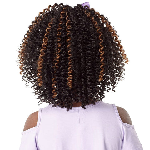 Sensationnel Lulu Mini Kids 2X Crochet Braid - BUBBLE CURL 10" Sensationnel Lulu Mini Kids 2X Crochet Braid - BUBBLE CURL 10"