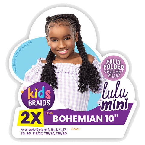 Sensationnel Lulu Mini Kids 2X Crochet Braid - BOHEMIAN 10 Sensationnel Lulu Mini Kids 2X Crochet Braid - BOHEMIAN 10