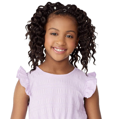 Sensationnel Kids Braids Lulu Mini Pre-looped Crochet Braids - 2X BRAID OUT 8 Sensationnel Kids Braids Lulu Mini Pre-looped Crochet Braids - 2X BRAID OUT 8
