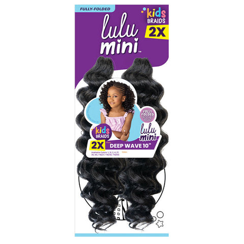 Sensationnel Lulu Mini Kids 2X Crochet Braid - DEEP WAVE 10 Sensationnel Lulu Mini Kids 2X Crochet Braid - DEEP WAVE 10