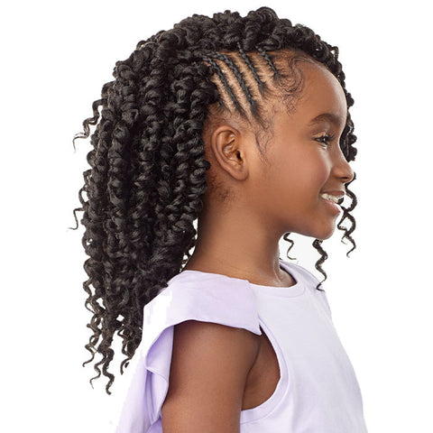Sensationnel Lulu Mini Kids Pre-Looped Crochet Braid - PASSION TWIST 10" 2X Sensationnel Lulu Mini Kids Pre-Looped Crochet Braid - PASSION TWIST 10" 2X