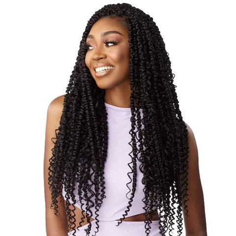Sensationnel Lulutress Pre-Looped Crochet Braid - 3X BOHO PASSION TWIST 24" Sensationnel Lulutress Pre-Looped Crochet Braid - 3X BOHO PASSION TWIST 24"