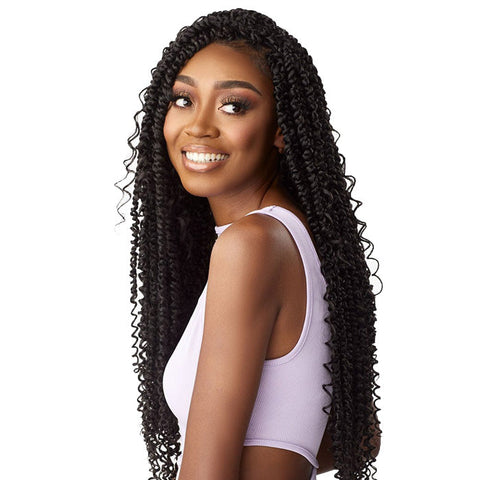 Sensationnel Lulutress Pre-Looped Crochet Braid - 3X BOHO PASSION TWIST 24" Sensationnel Lulutress Pre-Looped Crochet Braid - 3X BOHO PASSION TWIST 24"