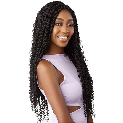 Sensationnel Lulutress Pre-Looped Crochet Braid - 3X BOHO PASSION TWIST 24" Sensationnel Lulutress Pre-Looped Crochet Braid - 3X BOHO PASSION TWIST 24"