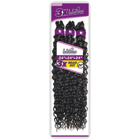 Sensationnel Lulutress Fully Folded Braid Bundle - 3X BRAID OUT 24" Sensationnel Lulutress Fully Folded Braid Bundle - 3X BRAID OUT 24"