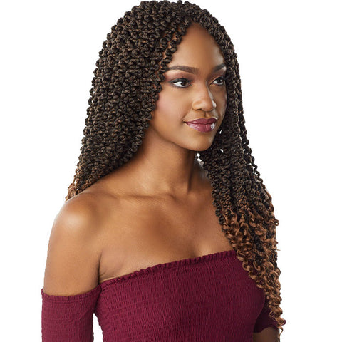 Sensationnel Lulutress Pre-Looped Pre-Stretched Crochet Braids - 3X 3D PASSION TWIST 18" Sensationnel Lulutress Pre-Looped Pre-Stretched Crochet Braids - 3X 3D PASSION TWIST 18"