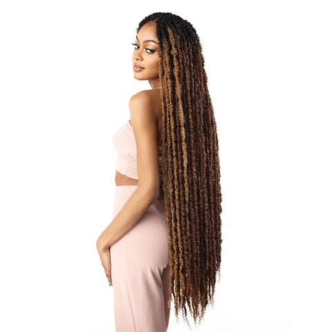 Sensationnel Lulutress Pre-Looped Crochet Braid - BUTTERFLY LOCS 36" Sensationnel Lulutress Pre-Looped Crochet Braid - BUTTERFLY LOCS 36"