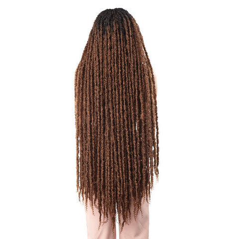 Sensationnel Lulutress Pre-Looped Crochet Braid - BUTTERFLY LOCS 36" Sensationnel Lulutress Pre-Looped Crochet Braid - BUTTERFLY LOCS 36"