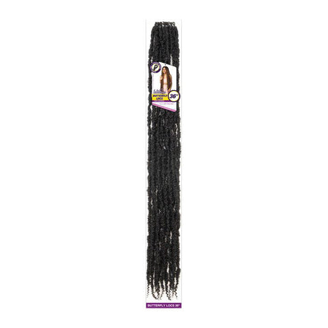 Sensationnel Lulutress Pre-Looped Crochet Braid - BUTTERFLY LOCS 36" Sensationnel Lulutress Pre-Looped Crochet Braid - BUTTERFLY LOCS 36"