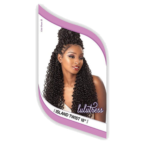Sensationnel Lulutress Crochet Braid ISLAND TWIST 18 Inch Sensationnel Lulutress Crochet Braid ISLAND TWIST 18 Inch